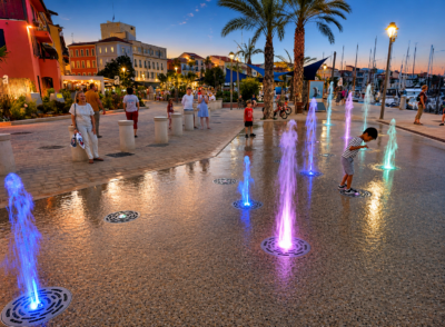 Jets d'eau Quai Wilson - Sanary