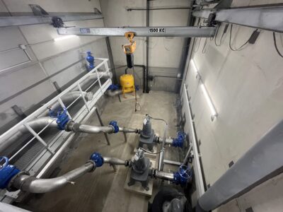 Poste de refoulement des eaux usées de la concession Cambaceres