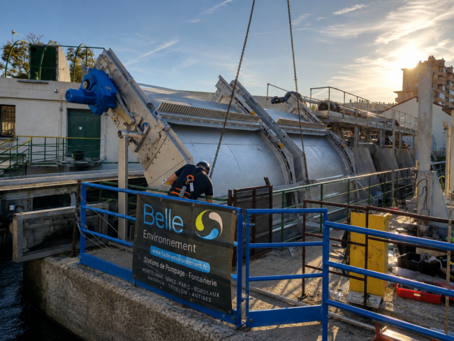 Piegeage et gestion des macrodéchets sur le site de la Pugette - Marseille